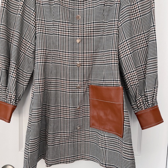 Staid Mini Glen Plaid dress - Picture 6 of 12